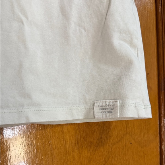 Girls Zara Kids White Cropped Short sleeve T-Shirt - Picture 3 of 5